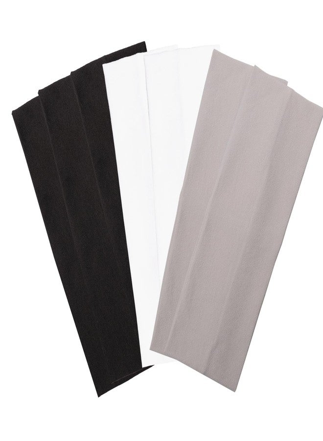 RJMBMUP 7 PCS Headbands for Women Cotton Non Slip Hair Bands Sweat Thick Headband Hair Accessories - Image 1
